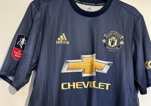 adidas Match Issued Manchester United Season Away Shirt - FA Cup - Size 6 for sale on Ebay