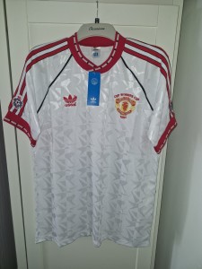Brand New Manchester United Cup Winners’ Cup 1991 Retro Shirt – Adidas Large for sale on Ebay