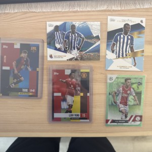 Topps Card Bundle ( Leny Yoro/50 + Torre /250- Manchester United + Barcelona) for sale on Ebay