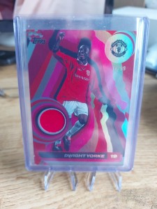 2024-25 Topps Manchester United Team Set  Memorabilia Dwight Yorke 10/99 Patch for sale on Ebay