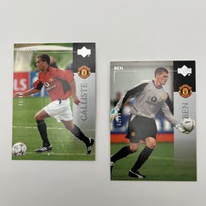 Manchester United 2003/4 Calliste/Willams Rare Ltd Edition Silver Parallel Cards for sale on Ebay