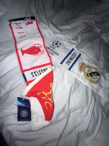 LIVERPOOL V REAL MADRID 2022 CHAMPS LEAGUE  FINAL Football Scarf Ex/con  #2286 for sale on Ebay