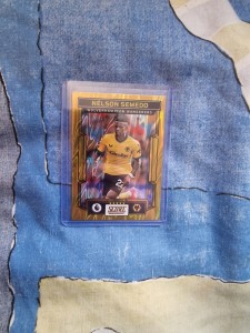 Panini Score Premier League 2023-24 Nelson Semedo Gold Swirl #'d /10 Wolves for sale on Ebay