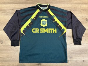 Celtic 1995/97 Goalkeeper Shirt Umbro Bumblebee Medium Vintage Rare for sale on Ebay