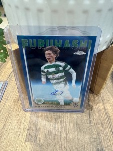 Topps Chrome UCC 24/25 Kyogo Furuhashi Auto Celtic FC Autograph /150 for sale on Ebay