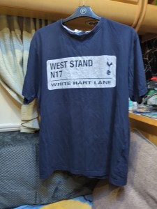 Official Tottenham Hotspur West Stand N17 White Hart Lane T Shirt Size X large  for sale on Ebay