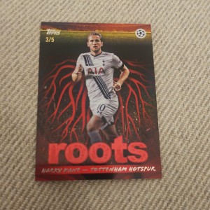 Topps UCC Flagship 2025-26 Harry Kane /5 Roots Red Sparkle Tottenham Hotspur  for sale on Ebay