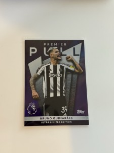 Topps Premier League 2025/2026 - Bruno Guimaraes - Premier Pull Newcastle United for sale on Ebay
