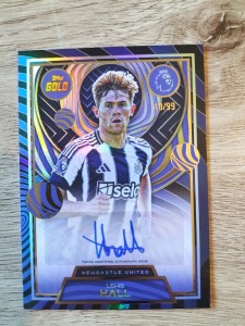 Lewis Hall - Auto and #40/99 - Newcastle United - Topps Gold 2025 for sale on Ebay