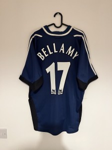 Newcastle 2001/2002 Away Football Shirt, BELLAMY 17, XL for sale on Ebay
