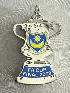 Portsmouth FC, FA Cup Final 2008 Collectable Badge for sale on Ebay