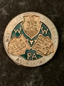 Vintage West Wales Football Association Badge for sale on Ebay