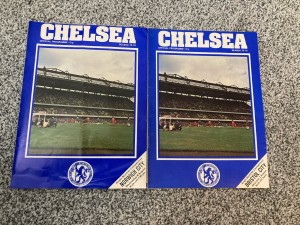Job Lot 2 Chelsea Home Anglo Scottish Cup 1975-76 Programmes . for sale on Ebay