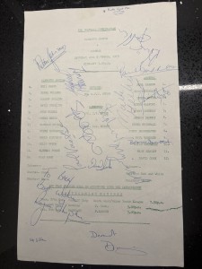 Plymouth Reserves v Arsenal Reserves 79/80 signed by 13 Arsenal. for sale on Ebay