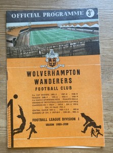 WOLVERHAMPTON WANDERERS Official Programme League Div 1 v Man Utd - Oct 4th 1958 for sale on Ebay
