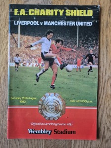 1983 Liverpool V Manchester Utd Charity Shield Football Programme Good Condition for sale on Ebay
