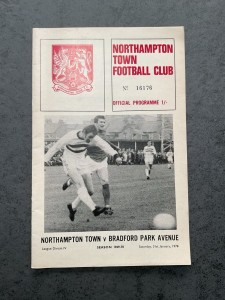LAST LEAGUE SEASON NORTHAMPTON TOWN V BRADFORD PARK AVENUE VGC for sale on Ebay