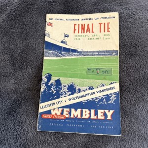 1949 FA Cup Final Programme Leicester City vs Wolverhampton Wanderers for sale on Ebay