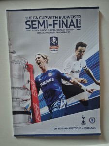 2012 FA Cup Semi-Final Programme Chelsea v Tottenham Hotspur for sale on Ebay