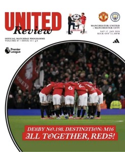 Man United Utd vs Manchester City 2025/26 2026 FA Premier League! Programme  for sale on Ebay