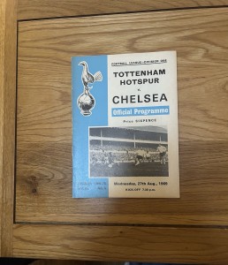 Tottenham Hotspur v Chelsea Programme 1969/70 for sale on Ebay