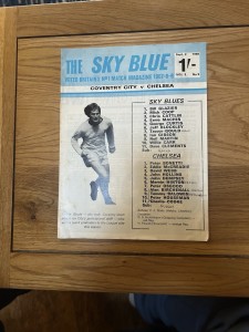 Coventry City v Chelsea Programme 1969/70 for sale on Ebay