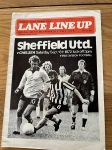Sheffield United v Chelsea Programme 1972/73 for sale on Ebay