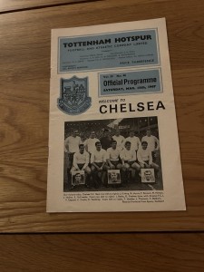 Tottenham Hotspur v Chelsea Programme 1966/67 for sale on Ebay