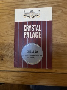 Crystal Palace v Chelsea Programme 1969/70 for sale on Ebay