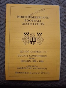 Newcastle United Reserves v North Shields programme.  29/4/1989 Senior Cup Final for sale on Ebay