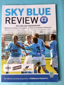 2009/10 Ballymena Utd v Crusaders & Glentoran - Irish League - 24th & 27th Oct for sale on Ebay