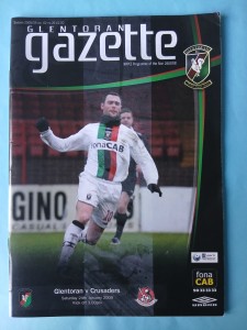 2008/09 Glentoran v Crusaders - Irish League - 24th Jan - Vol 62 No 26 for sale on Ebay