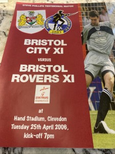 25-04-06. Bristol City X1 V Bristol Rovers X1. Steve Phillips Testimonial Match for sale on Ebay