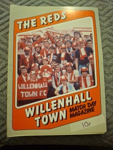 Willenhall Town v Boston United programme.  22/9/1983  FA Youth Cup  for sale on Ebay