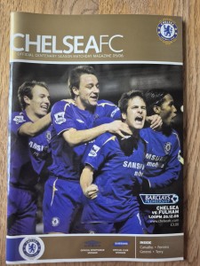 2005/06 Chelsea V Fulham Premier League Football Programme VGC for sale on Ebay