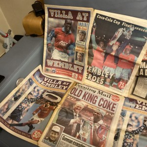 Aston Villa vintage newspapers for sale on Ebay
