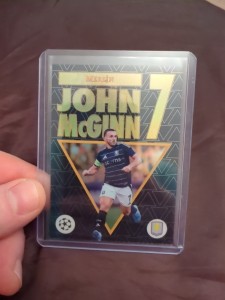 Topps Merlin 24/25 UCC John McGinn Thirtieth Anniversary Insert Aston Villa SP for sale on Ebay