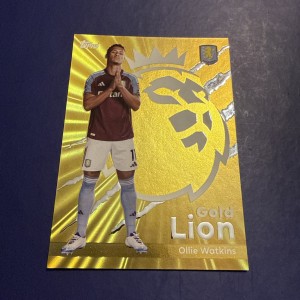Ollie Watkins - Topps Premier League Gold Lion 2025/2026 - Aston Villa for sale on Ebay
