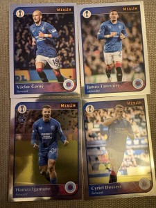 Topps Merlin UCC 24-25 Rangers FC Team Bundle 4 Cards for sale on Ebay