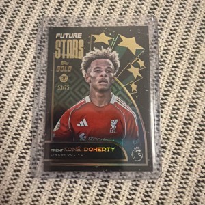 Topps Gold Premier League 2025-26 Trent Koné-Doherty Liverpool RC Green 53/75 for sale on Ebay