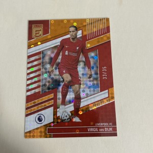 Panini Donruss Elite 2022/2023 Virgil Van Dijk Orange Disco /35 Liverpool for sale on Ebay
