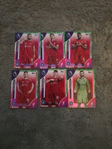 Topps premier league festive liverpool Cards  6 Cards for sale on Ebay
