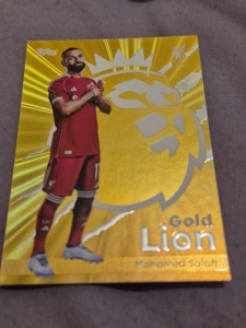 Topps Premier League Golden Lion Mohamed Salah Liverpool 25/26 for sale on Ebay