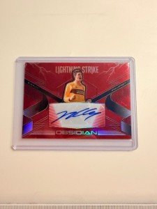 2020-21 Obsidian KYLE LAFFERTY Lightning Strike Auto /44 Burnley  for sale on Ebay