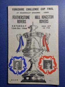 Yorkshire Cup Final Featherstone Rovers v Hull K.R 1966 @ Headingley Leeds  for sale on Ebay
