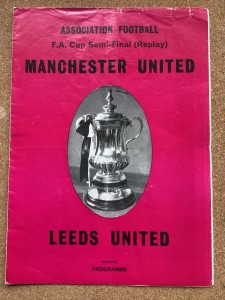 PIRATE PROG (Starkey) -Manchester Utd  v Leeds Utd (F A Cup S/F Replay) 1970 for sale on Ebay