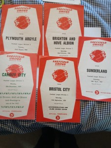 5 x SHEFFIELD UNITED HOME PROGRAMMES 1959 & 1960 BARGAIN 50p each for sale on Ebay