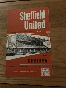Sheffield United v Chelsea Programme 1966/67 for sale on Ebay