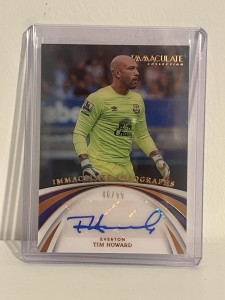 Tim Howard 2022-23 Panini Immaculate Soccer Autographs Auto /99 Everton USA for sale on Ebay