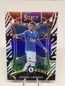 2023-24 Panini Select PL Youssef Chermiti RC MEZZANINE PRIZM /25 Everton RARE for sale on Ebay